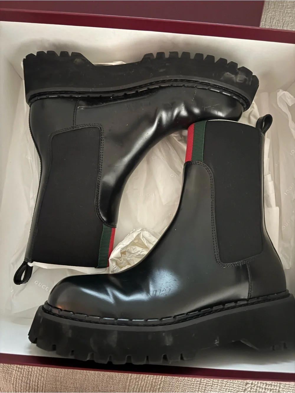 Thea Magnum Calf Gucci Chelsea bootie